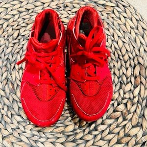 Worn Red Nike Huarache size 3